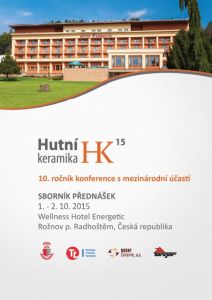 Conference Proceedings
                    - HUTNÍ KERAMIKA 2015