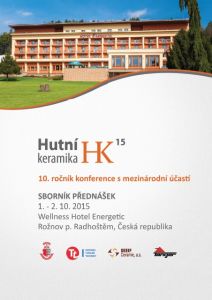 Conference Proceedings
                    - HUTNÍ KERAMIKA 2015