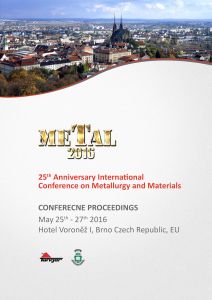 Conference Proceedings
                    - METAL 2016
